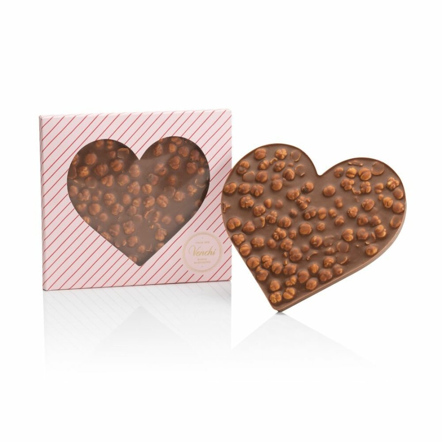 Cioccolato Venchi Cioccolato con Nocciole | Brutto&Buono Cuore Nocciolato Latte 300 G