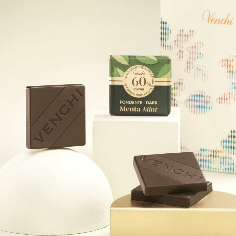 Cioccolato Venchi Cioccolato Fondente | Granblend Fondente & Menta 100 G