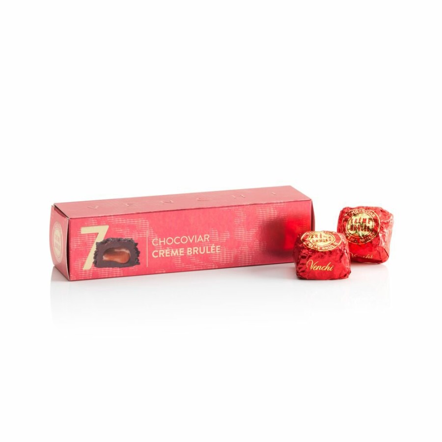 Cioccolato Venchi Cioccolato al Caramello | 7 Chocoviar Creme Brulee Limited Edition 140 G