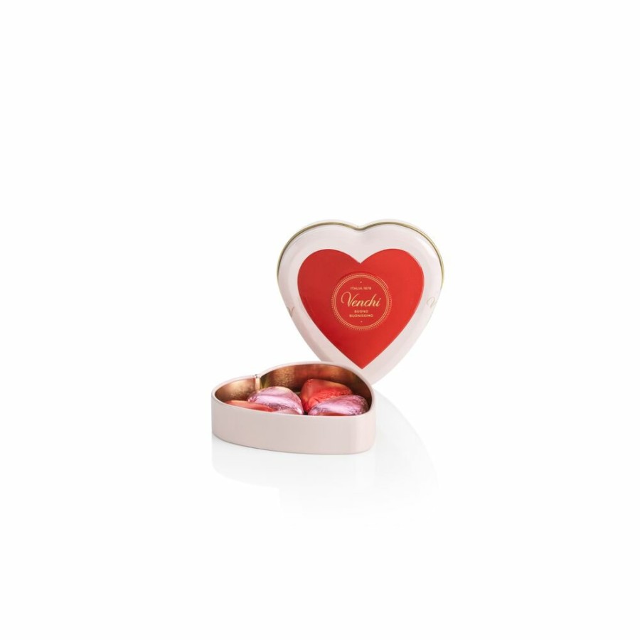 Idee Regalo Venchi | Latta Cuore Con Cioccolatini Assortiti 48 G