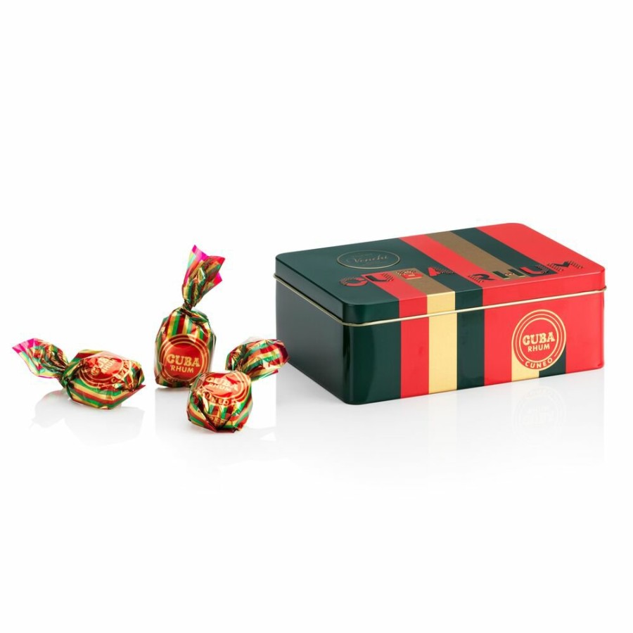 Idee Regalo Venchi Cioccolato Vegano | Latta Regalo Cuneese Cuba Rhum 200 G