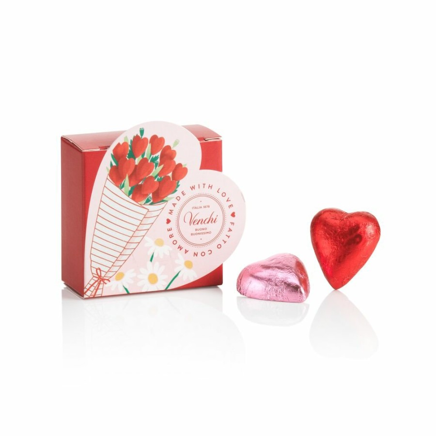 Idee Regalo Venchi | Scatola Regalo Cuore Con Cioccolatini Assortiti 40 G