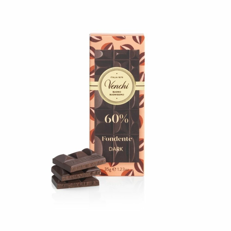 Cioccolato Venchi Cioccolato Vegano | Mini Tavoletta Fondente 60% 35 G