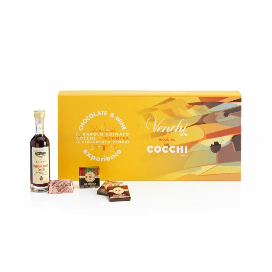 Idee Regalo Venchi | Confezione Chocolate & Wine Experience Barolo Chinato 172 G