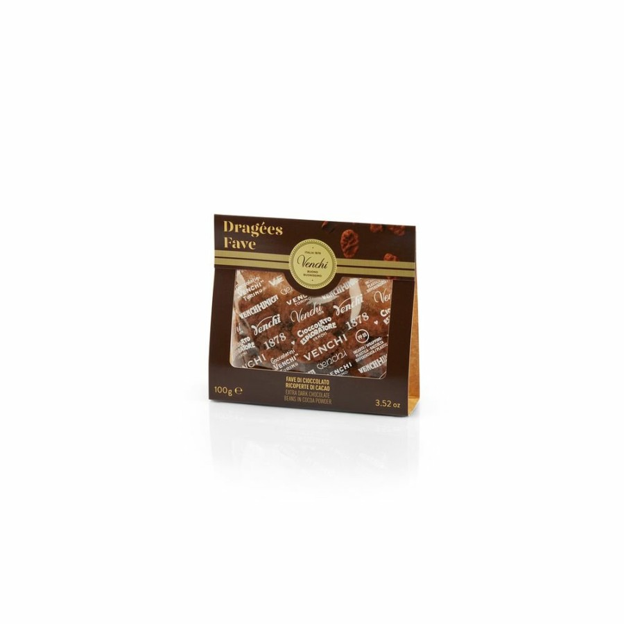 Cioccolato Venchi Cioccolato Fondente | Sacchetto Regalo Con Fave Cuor Di Cacao 100 G