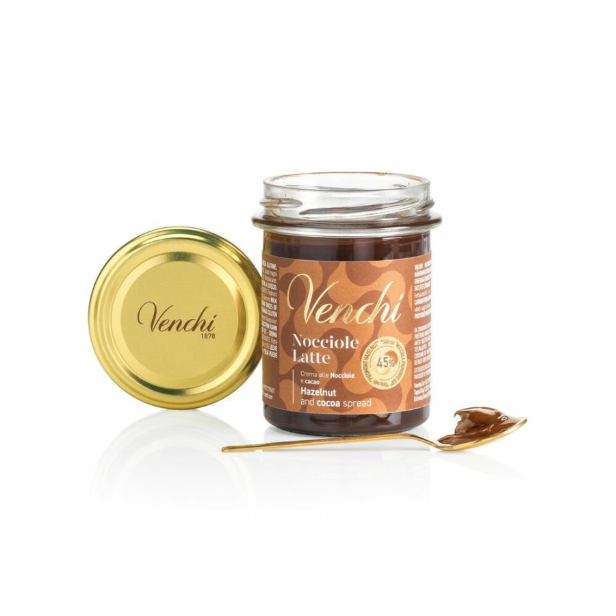 Cioccolato Venchi Cioccolato con Nocciole | Crema Spalmabile Latte E Nocciole 200 G