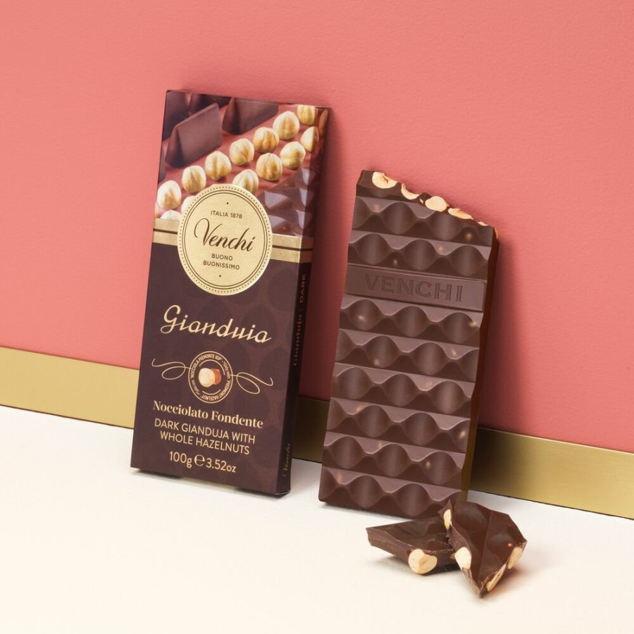 Cioccolato Venchi Cioccolato Vegano | Tavoletta Nocciolata Gianduia Fondente 100 G