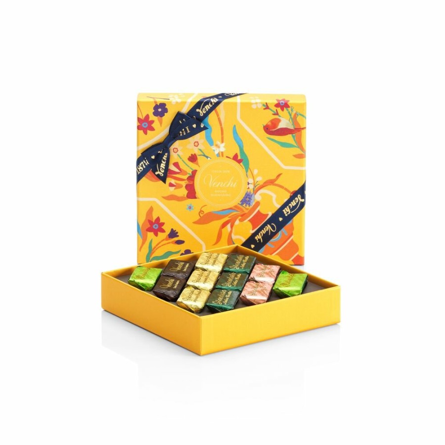 Idee Regalo Venchi | Confezione Regalo Barocco Con Gianduiotti Assortiti 108 G