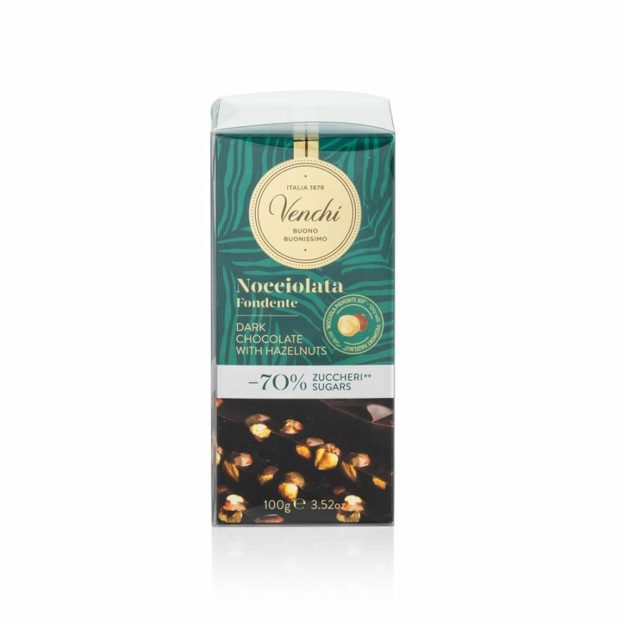 Cioccolato Venchi Cioccolato Vegano | Selezione Di 6 Tavolette Nocciolate Fond. -70% Zuccheri 600G