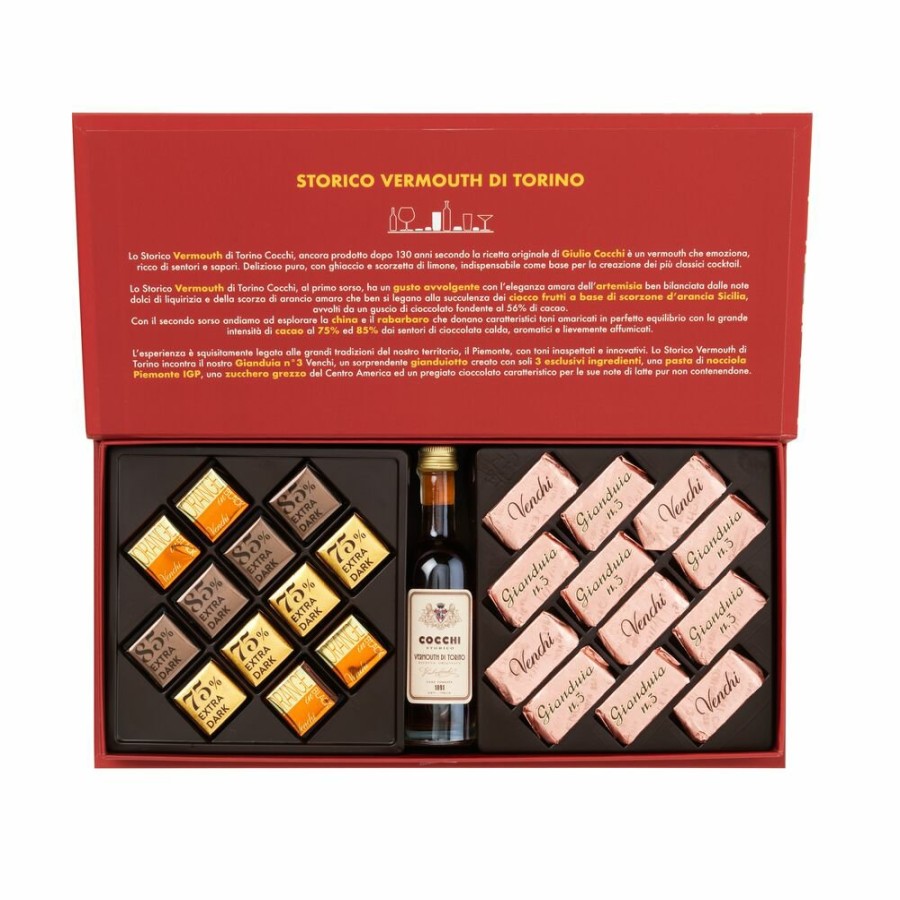 Idee Regalo Venchi | Confezione Chocolate & Wine Experience Vermouth 216 G