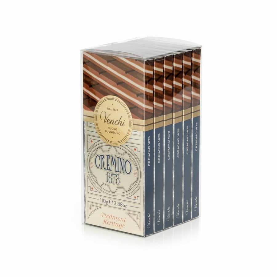 Cioccolato Venchi Cioccolato con Nocciole | Selezione Di 6 Tavolette Cremino 1878 660 G