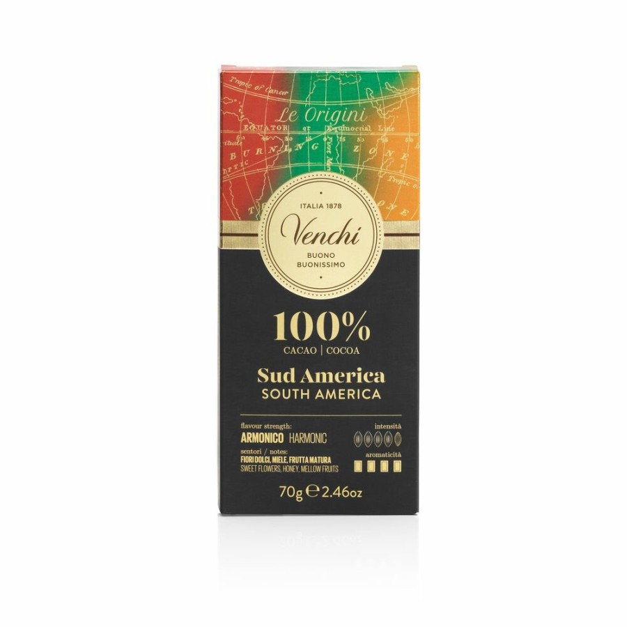 Cioccolato Venchi Cioccolato Vegano | Tavoletta Sud America 100% 70 G